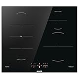 Gorenje GI621FMC Induktions-Kochfeld/Glaskeramik/BridgeZone/TouchControl/PowerBoost/Timer/ChildLock/Restwärmeanzeige/Schwarz