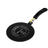 Induktionsadapter 14 zm – abnehmbarer Griff isolierend – ändert die Farbe nicht nach dem Gebrauch – Wärmeverteiler mit schwarzer Beschichtung für hohe Temperaturen, Platte Relais Induktion/Gas