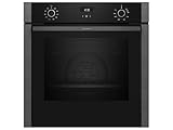 NEFF B3ACE2AG3, N50, Backofen, Made in Germany, LCD-Display, Versenkbare Tür, CircoTherm, 7 Beheizungsarten, Easy Clean, Kindersicherung, Schnellaufheizung, 60 x 60 cm, Graphite-Grey