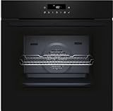 NEFF B2CCJ7BK3, N30, Einbau-Backofen Graphite Grey, LED Touch Control, 3D Heißluft, 7 Beheizungsarten, Air Fry und Air Fry-Backblech, Automatikprogramme, Pyrolyse und Easy Clean, Kindersicherung