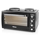Tristar OV-1443 Konvektionsofen mit zwei Kochplatten – 38 l Volumen – 3100 W